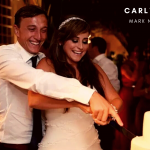 Mark Noble with his wife Carly Noble. (Credit: Oh My Football)