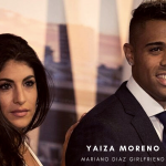 Mariano Diaz with his girlfriend Yaiza Moreno. (Credit: Instagram)