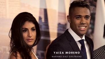 Mariano Diaz with his girlfriend Yaiza Moreno. (Credit: Instagram)