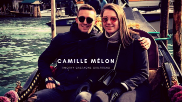 Timothy Castagne with his girlfriend Camille Mélon. (Credit: Instagram)