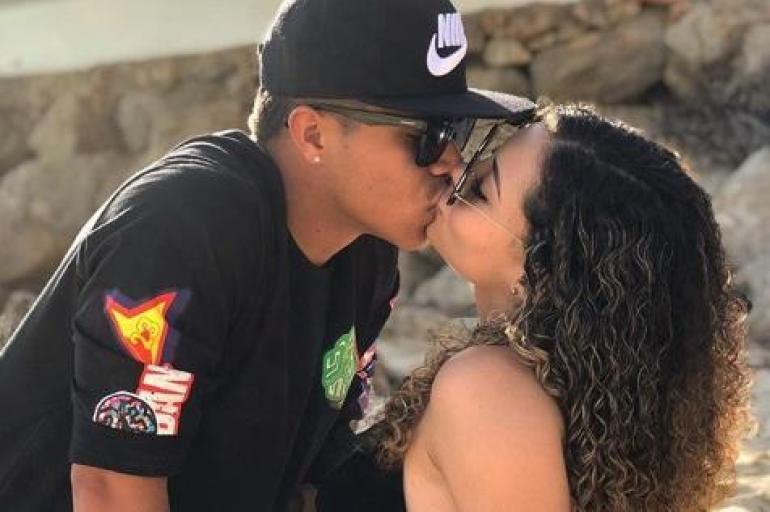 Cucho Hernandez and his ex-girlfriend Daniela Zapata were together in between 2016-2019. (Credit: Instagram)