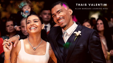 Allan Marques Loureiro with his wife Thais Valentim. (Credit: Instagram)