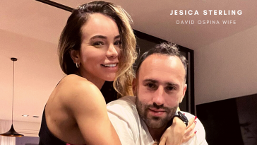 David Ospina with his wife Jesica Sterling. (Credit: Instagram)