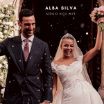 Sergio Rico with his wife Alba Silva. (Credit: Instagram)
