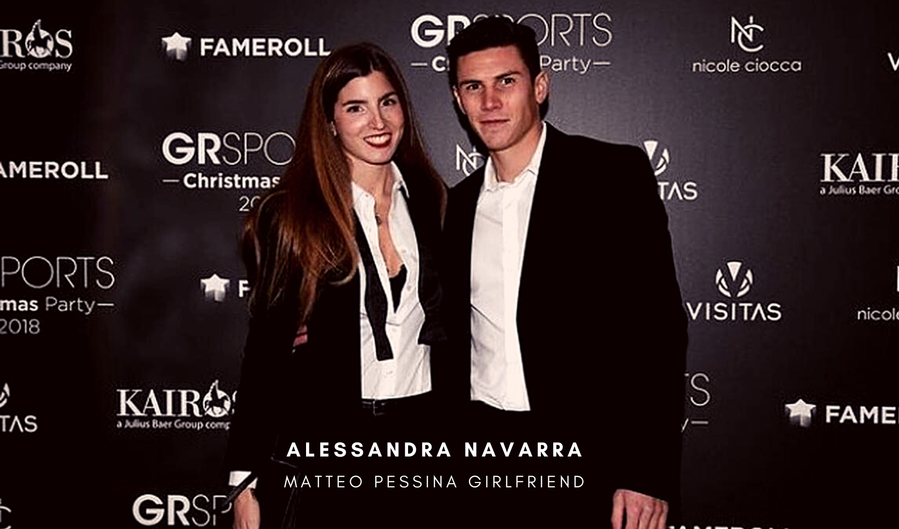 Matteo Pessina with his girlfriend Alessandra Navarra. (Credit: Instagram)