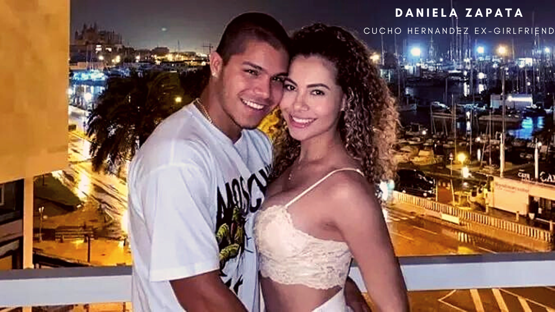 Cucho Hernandez with his Ex-Girlfriend Daniela Zapata. (Credit: Instagram)