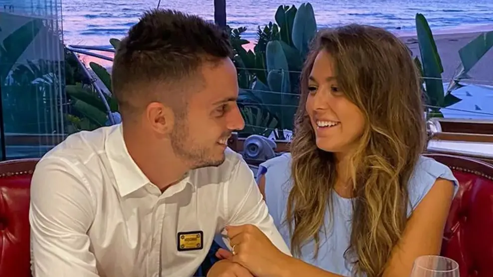 Pablo Sarabia met his girlfriend in 2019. (Credit: Oh My Football)