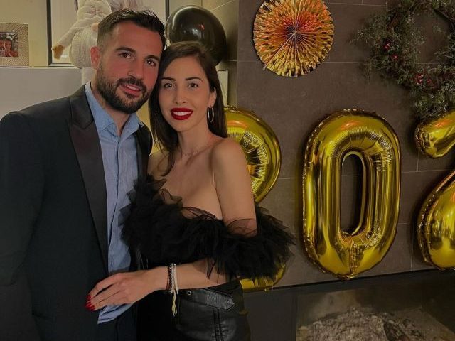 Mario Gaspar met his wife in the early months of 2021. (Credit: Instagram)