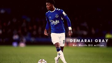 Demarai Gray of Leicester City - Net Worth and Salary. (Photo by Michael Regan/Getty Images)