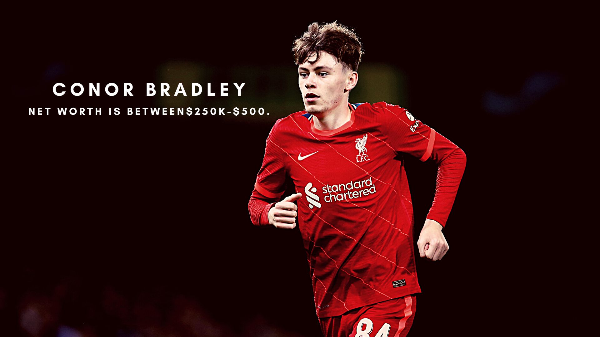 Conor Bradley of Liverpool during the Carabao Cup Third Round match against Norwich City.