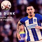 Lewis Dunk net worth, wife, and salary. (Photo by GLYN KIRK/AFP via Getty Images)