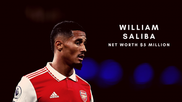William Saliba 2022 – Net Worth, Salary, Sponsors, Wife, Tattoos, Cars, and more. (Photo by Catherine Ivill/Getty Images)
