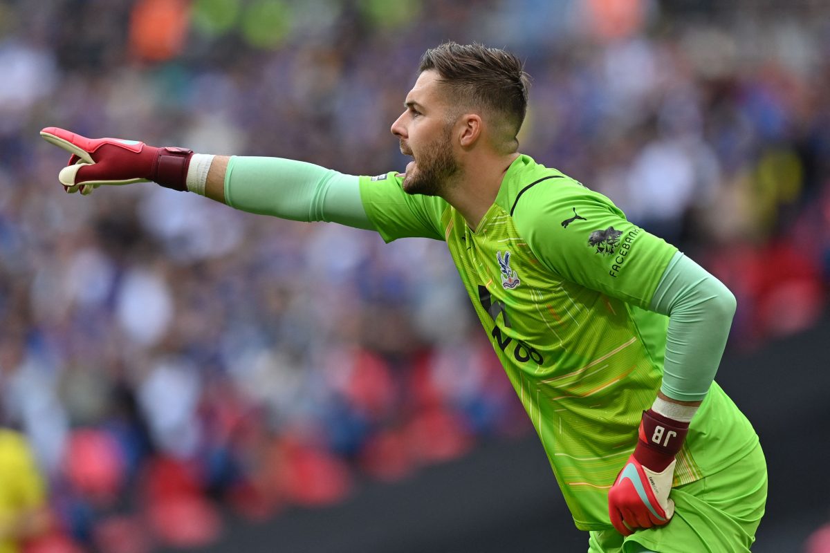 The net worth of Jack Butland is 12 million pounds. (Photo by GLYN KIRK/AFP via Getty Images)