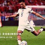 USA's defender #05 Antonee Robinson. (Photo by PATRICK T. FALLON/AFP via Getty Images)
