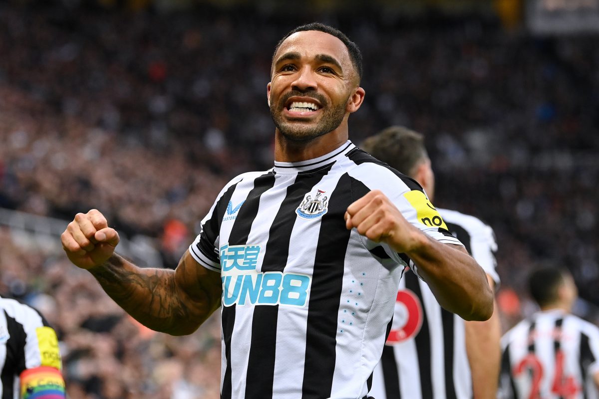 Callum Wilson of Newcastle United celebrates after scoring (Photo by Stu Forster/Getty Images)