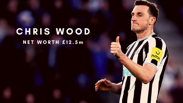 Chris Wood of Newcastle United during the Premier League match between Leicester City and Newcastle United at The King Power Stadium on December 26, 2022 in Leicester, United Kingdom. (Photo by Marc Atkins/Getty Images)