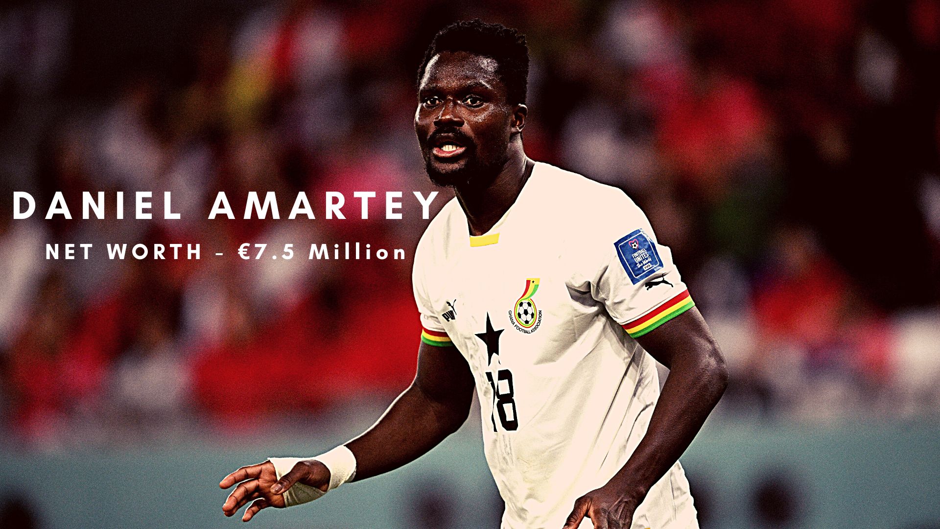 Daniel Amartey in action during the FIFA World Cup Qatar 2022 Group H match between Korea Republic and Ghana.