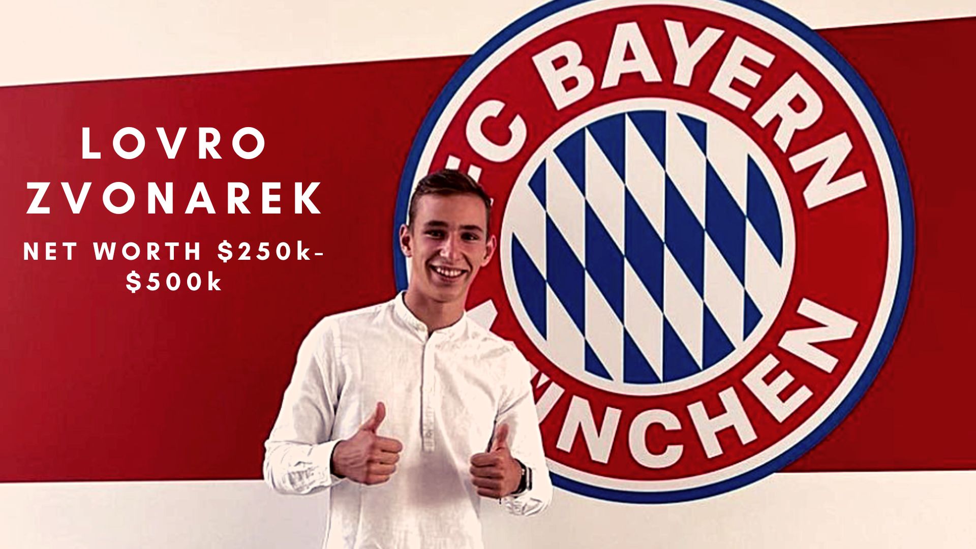 Lovro Zvonarek joined the German club Bayern Munich in 2022 from the Croatian professional club Slaven Belupo. (Credits: @lovrozvonarek Instagram)