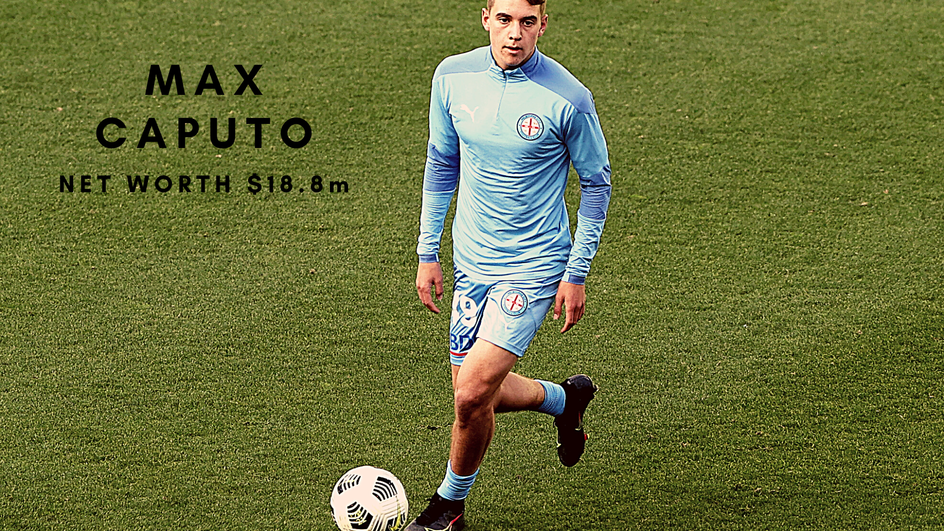 Max Caputo of Melbourne City warms up prior to the A-League match between Melbourne Victory and Melbourne City at AAMI Park, on June 06, 2021, in Melbourne, Australia. (Photo by Robert Cianflone/Getty Images)