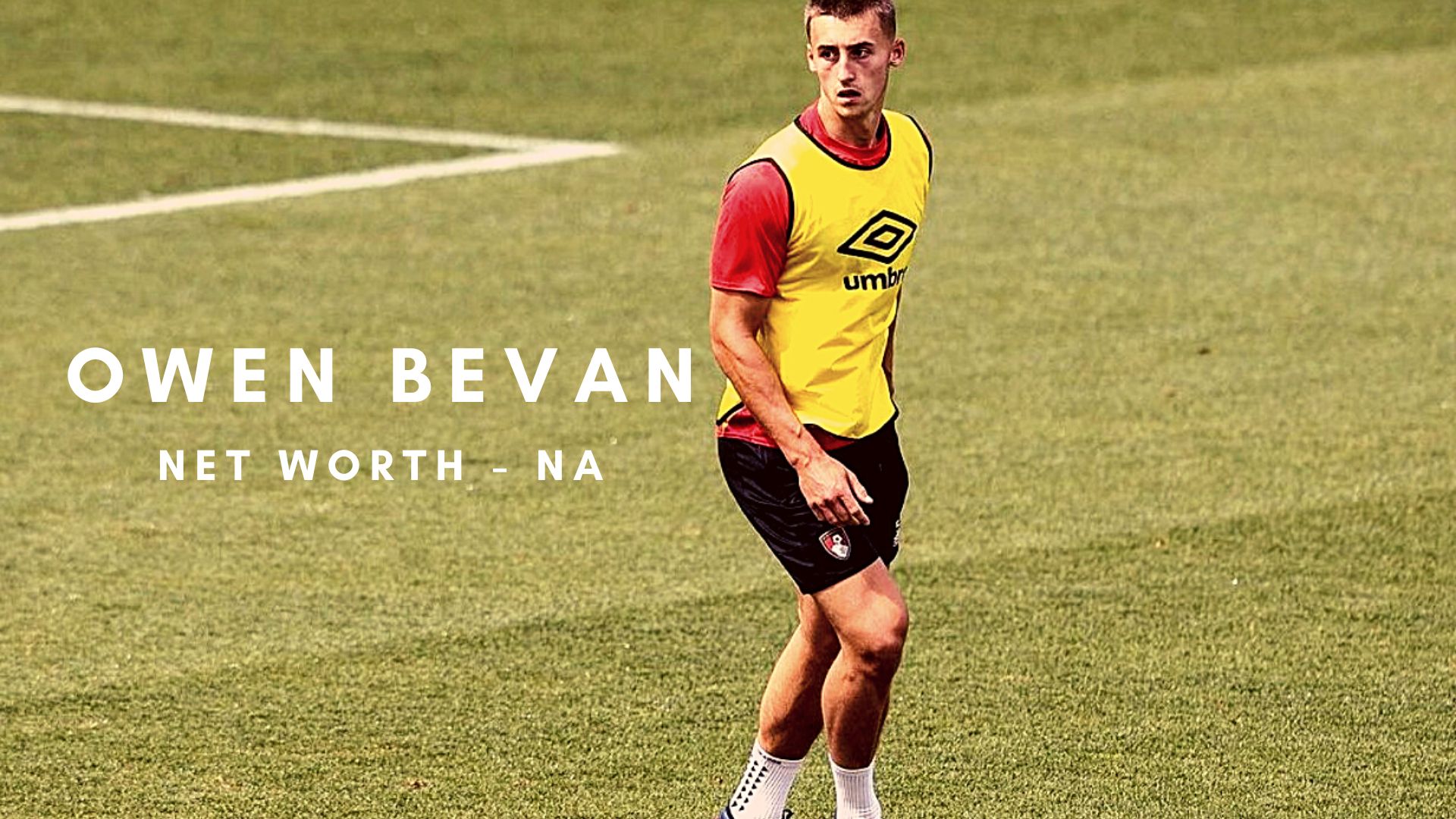 Owen Bevan plays as a centre-back for National League club Yeovil Town on loan from AFC Bournemouth. (Credits: @owenbevan6 Instagram)