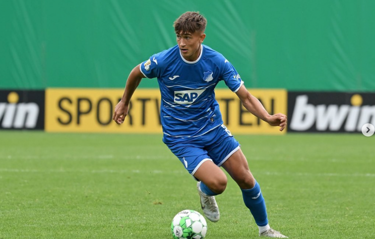 Tom Bischof is a product of 1899 Hoffenheim’s academy and was promoted to the senior team of the squad in 2022. (Credits: @tom.bishof10 Instagram)