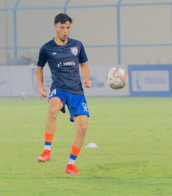 Suhail Bhat is a product of Indian Arrow’s academy and was promoted to the senior team of the club in 2022. (Credits: @thesuhail_07 Instagram)