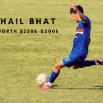 Suhail Ahmad Bhat is an Indian footballer currently playing as a forward. (Credits: thesuhail__07 Instagram)