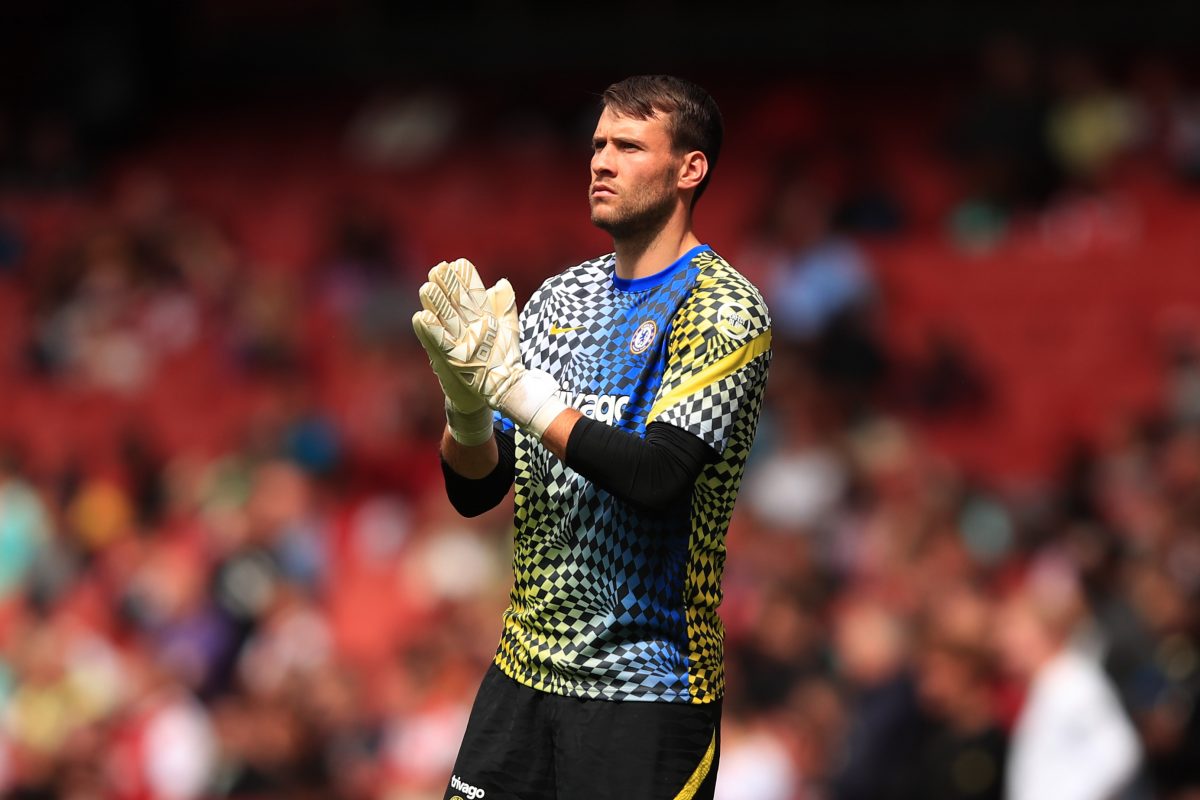 Marcus Bettinelli joined Chelsea from the Premier League club Fulham in 2021 on a two-year deal. (Photo by Marc Atkins/Getty Images)