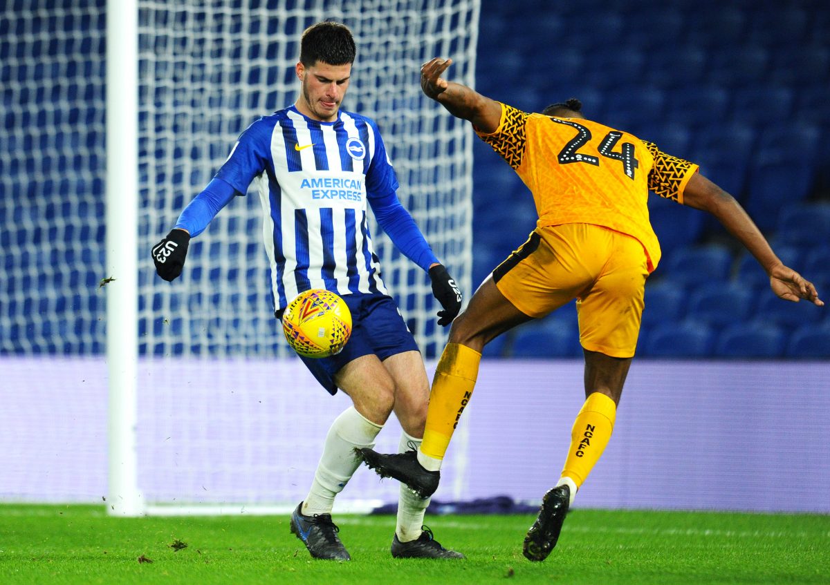 Tudor Baluta joined the Romanian professional club from the Premier League club Brighton & Hove Albion in 2022. (Photo by Alex Burstow/Getty Images)