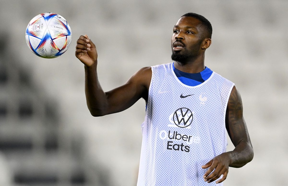 The net worth of Marcus Thuram is estimated to be £11m as of 2022. (Photo by FRANCK FIFE/AFP via Getty Images)