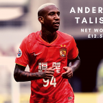 Anderson Talisca in action during the AFC Champions League Group G match between Guangzhou Evergrande and Suwon Samsung Bluewings at the Khalifa International Stadium on December 01, 2020 in Doha, Qatar. (Photo by Simon Holmes/Getty Images)