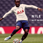 Nile John of Tottenham Hotspur U23's passes the ball during the Premier League 2 match between Tottenham Hotspur U23 and Brighton & Hove Albion U23 at Tottenham Hotspur Stadium on May 02, 2022 in London, England. (Photo by Steve Bardens/Getty Images)
