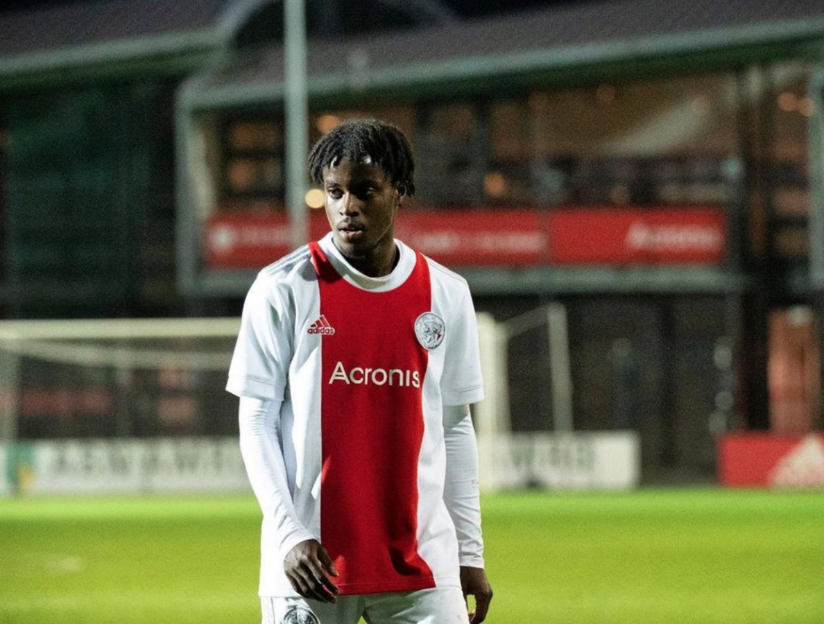Gabriel Misehouy made his professional debut with the reserve team of Ajax against Almere City on 21 February 2022. (Credits: @gabriel.misehouy Instagram)