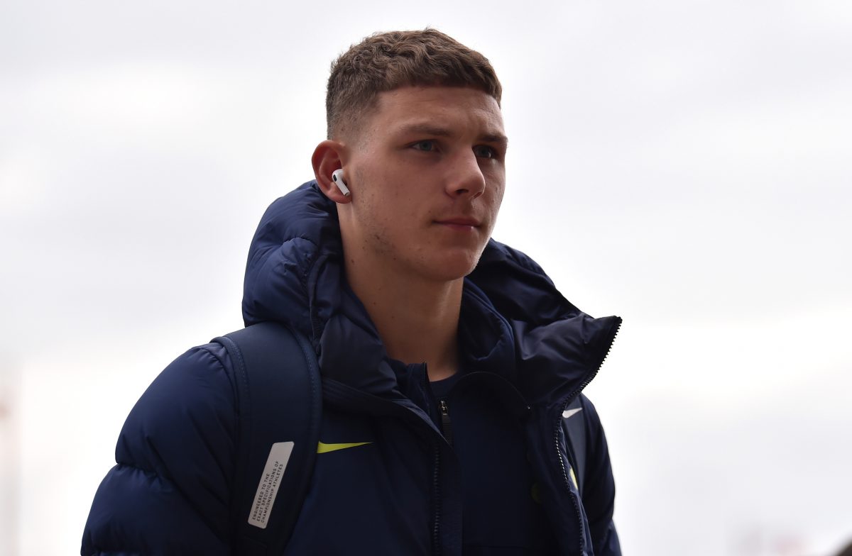 Maksim Paskotsi was promoted to the senior team of Tottenham Hotspur in 2020 and is yet to appear in the Premier League. (Photo by Nathan Stirk/Getty Images)