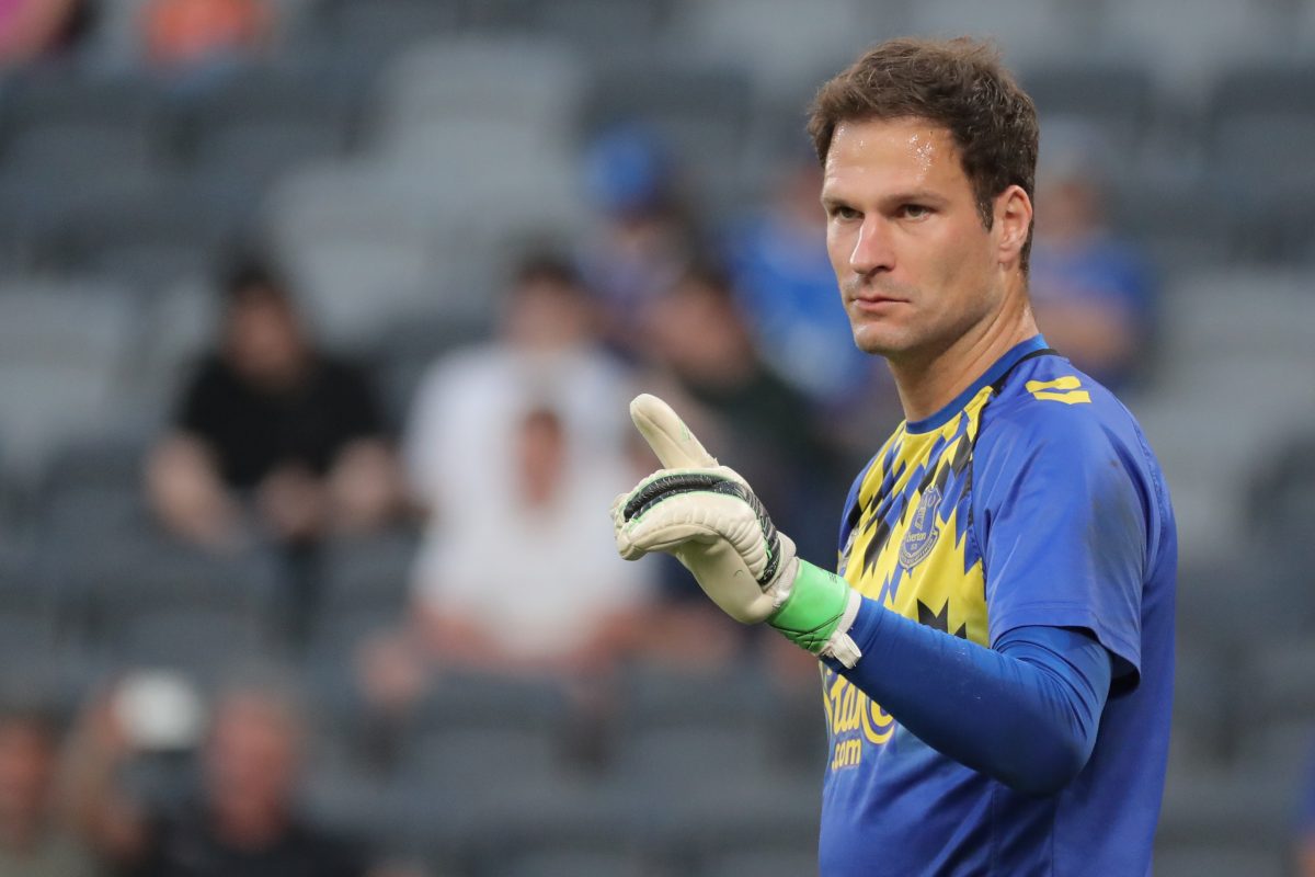 The net worth of Asmir Begovic is estimated to be £12.6m as of 2023. (Photo by Jeremy Ng/Getty Images)