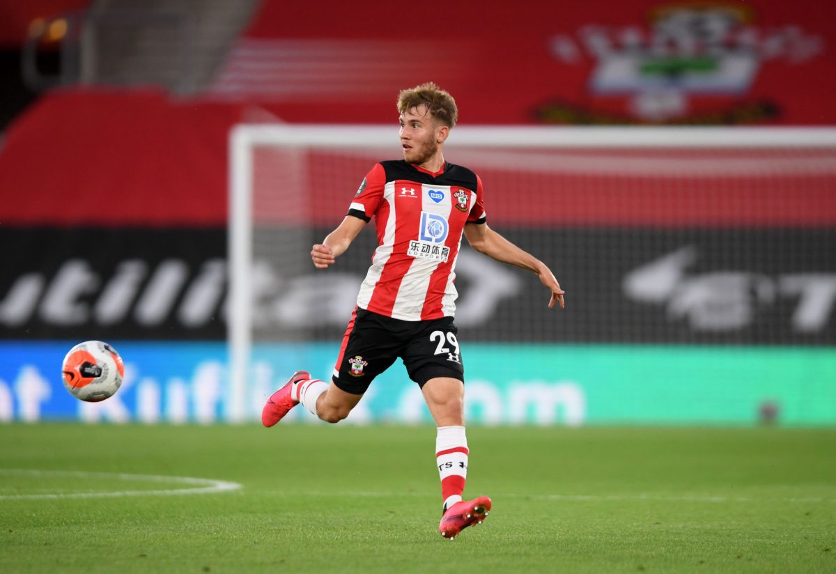 Jake Vokins Vokins signed a professional contract with Southampton Football Club on 19 September 2018.  (Photo by MIKE HEWITT/POOL/AFP via Getty Images)