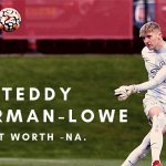 Teddy Sharman-Lowe is an English footballer who plays as a goalkeeper for Havant & Waterlooville on loan from Premier League club Chelsea. (Credits: @tsharmanlowe Instagram)