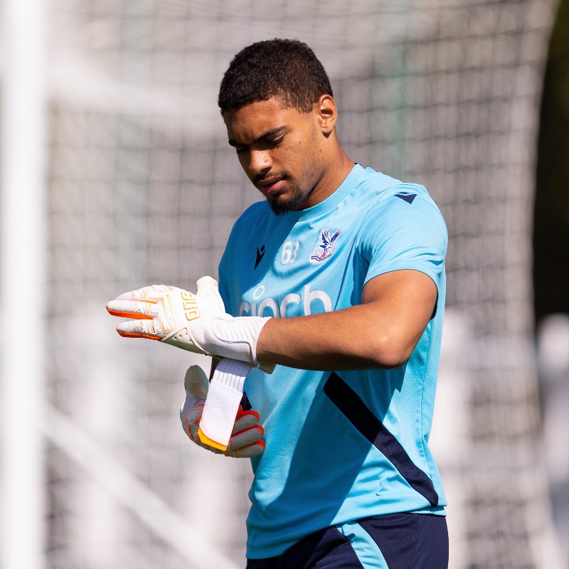 Owen Goodman is a Canadian professional football player who plays as a goalkeeper for the reserve team of Crystal Palace. (Credits: @CPFCAcademy Twitter)