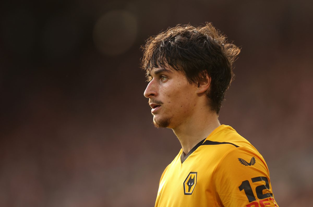 Hugo Bueno is a product of Wolverhampton Wanderer's academy and was promoted to the senior team of the club in 2021. (Photo by Julian Finney/Getty Images)