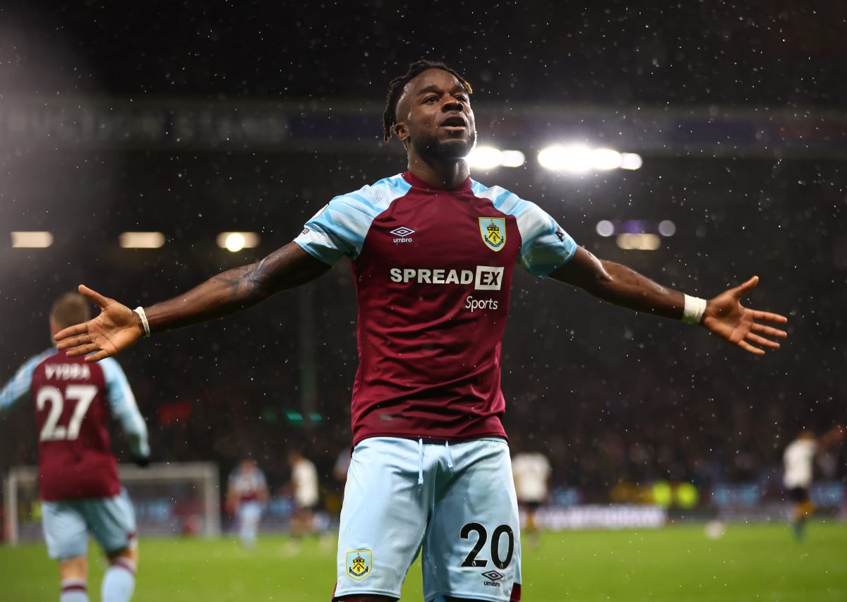 Maxwel Cornet made his Burnley debut as a substitute in a 1–0 defeat against Arsenal on 18 September, replacing Jóhann Berg Guðmundsson in a 2–2 draw against Leicester City on 25 September. (Photo by Clive Brunskill/Getty Images)