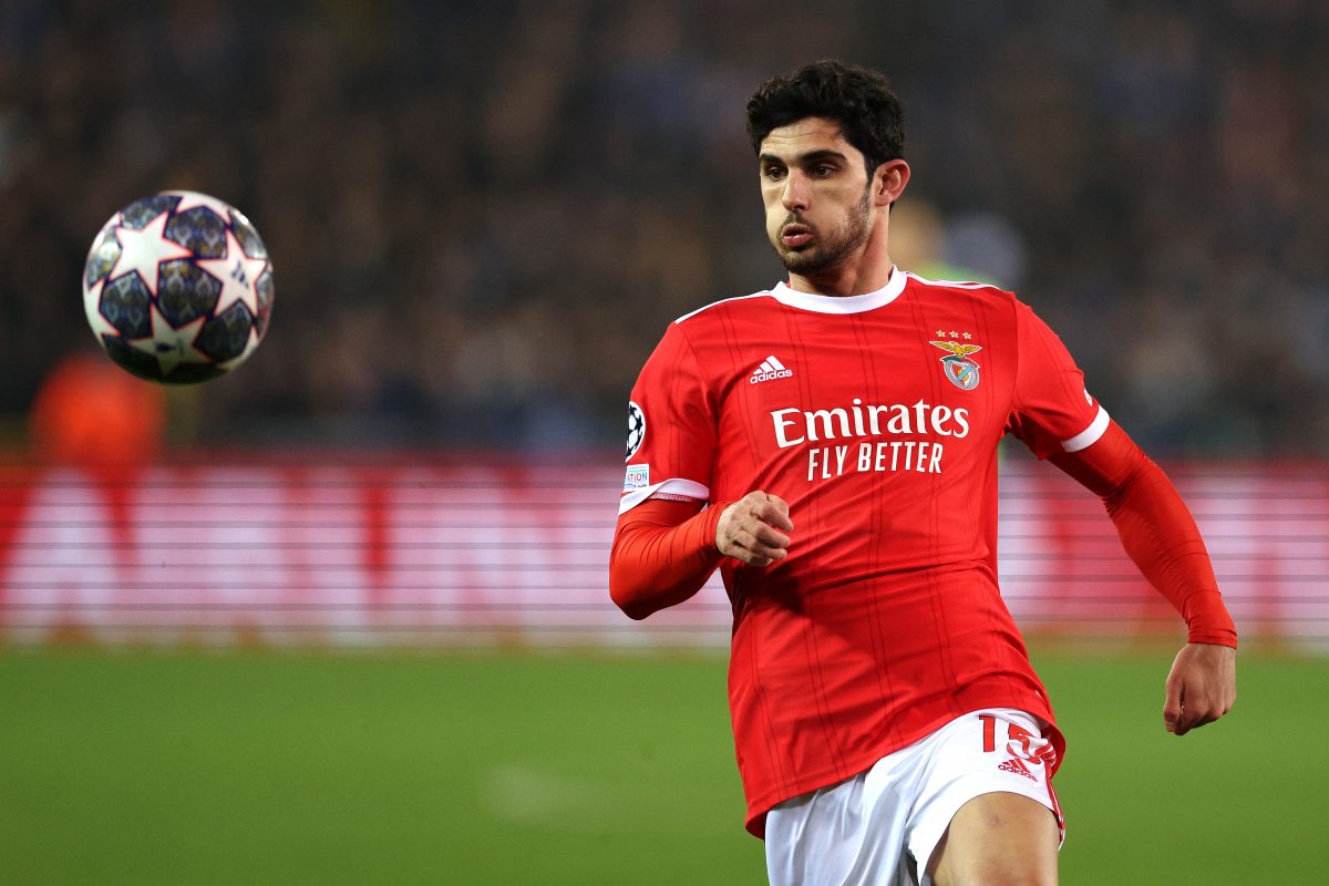 The net worth of Goncalo Guedes is estimated to be £30 million as of 2023. (Photo by Dean Mouhtaropoulos/Getty Images)