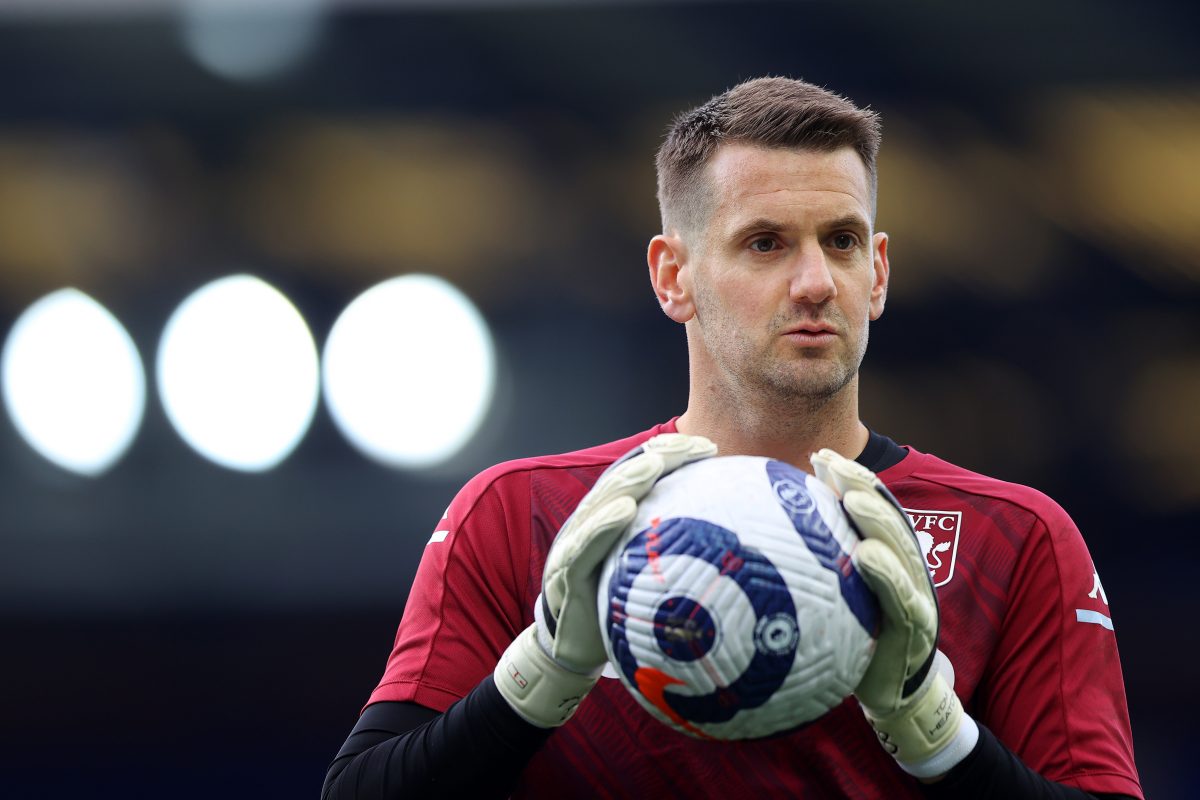 Tom Heaton began his professional career with Manchester United, where he signed as a youth player in 2002.  (Photo by Naomi Baker/Getty Images)