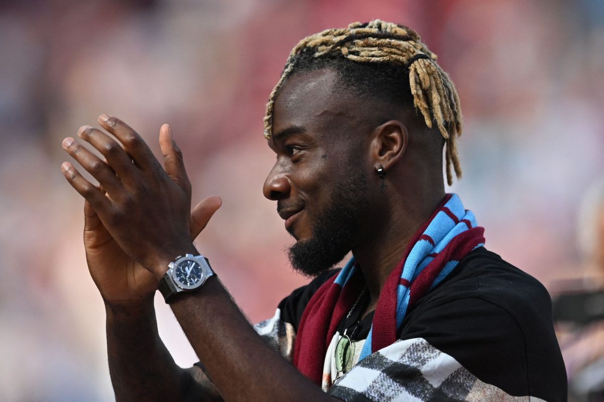 Maxwel Cornet joined the English club West Ham on August 5, 2022, on a 5-year contract worth €20.7 million.  (Photo by JUSTIN TALLIS/AFP via Getty Images)