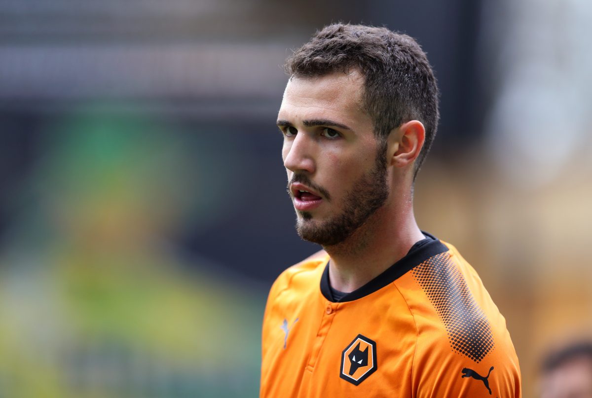Leo Bonatini of Wolverhampton Wanderers during the Sky Bet Championship match between Wolverhampton Wanderers and Birmingham City at Molineux on April 15, 2018 in Wolverhampton, England. (Photo by Catherine Ivill/Getty Images)