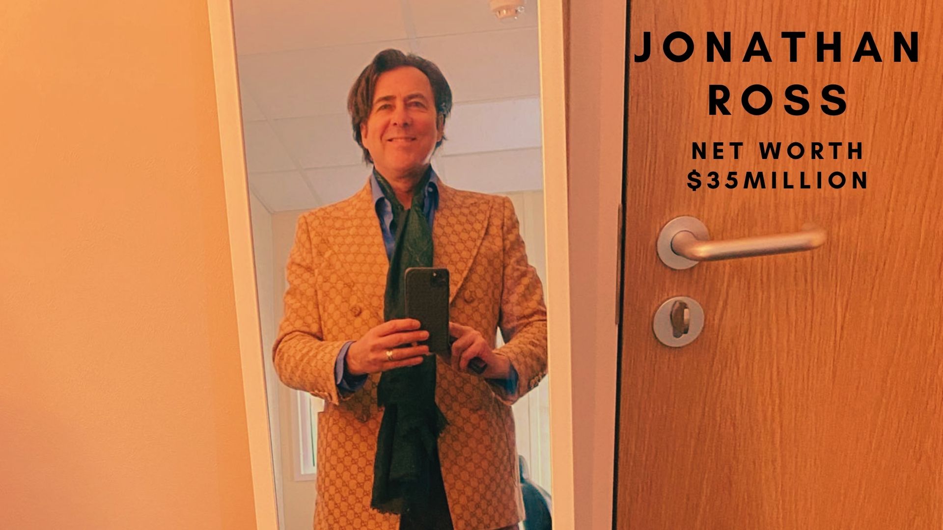 Jonathan Ross is a British television and radio presenter, comedian, and actor. He is well known for hosting his chat show, "The Jonathan Ross Show". (Credits: @mewossy Instagram)