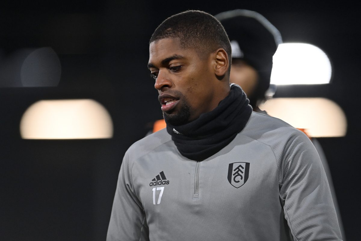 Ivan Cavaleiro of Fulham looks on during the warm up prior to the Premier League match between Fulham and West Ham United at Craven Cottage on February 06, 2021 in London, England. (Photo by Justin Setterfield/Getty Images)