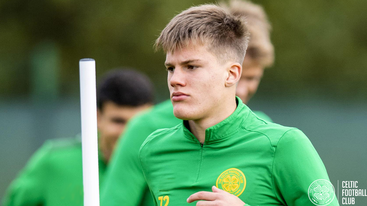 Leo Hjelde is a promising young footballer who currently plays as a centre-back for Rotherham United on loan from Leeds United. (Credits: @celticfc Twitter)