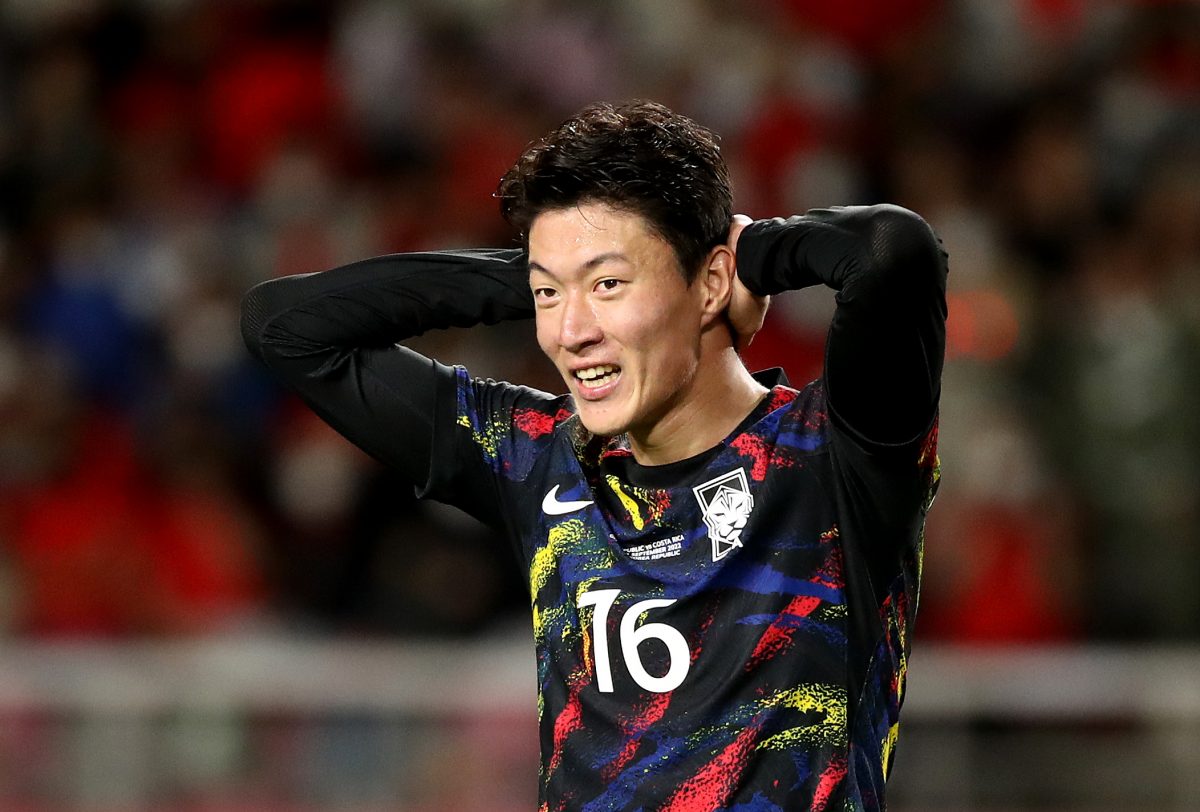 Hwang Ui-Jo of South Korea in action during the international friendly match between South Korea and Costa Rica at Goyang stadium on September 23, 2022 in Goyang, South Korea. (Photo by Chung Sung-Jun/Getty Images)