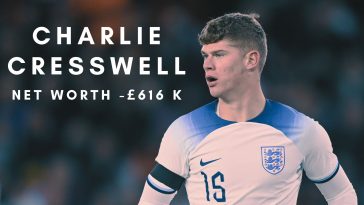 Charlie Cresswell of England.