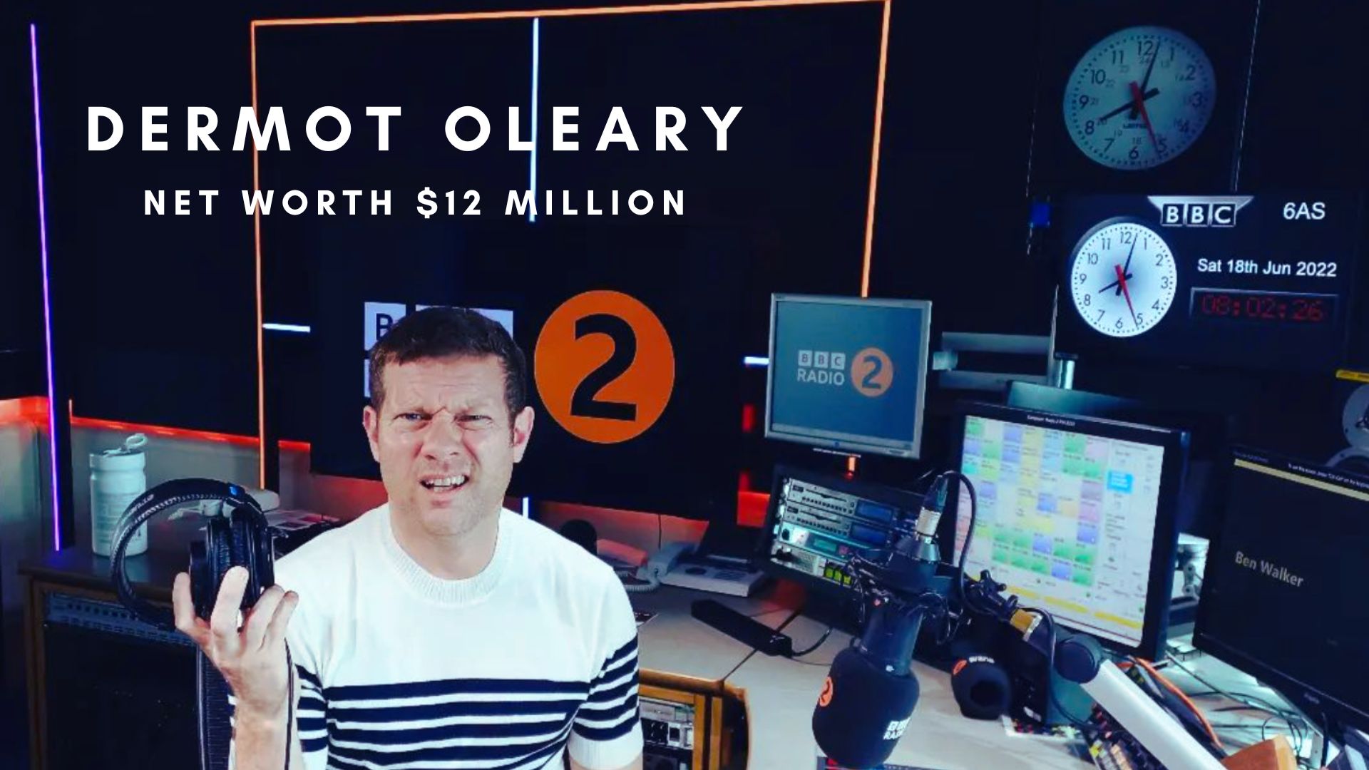 Dermot OLeary is an English broadcaster who currently works for ITV and BBC Radio 2. (Credits: @dermotoleary Instagram)